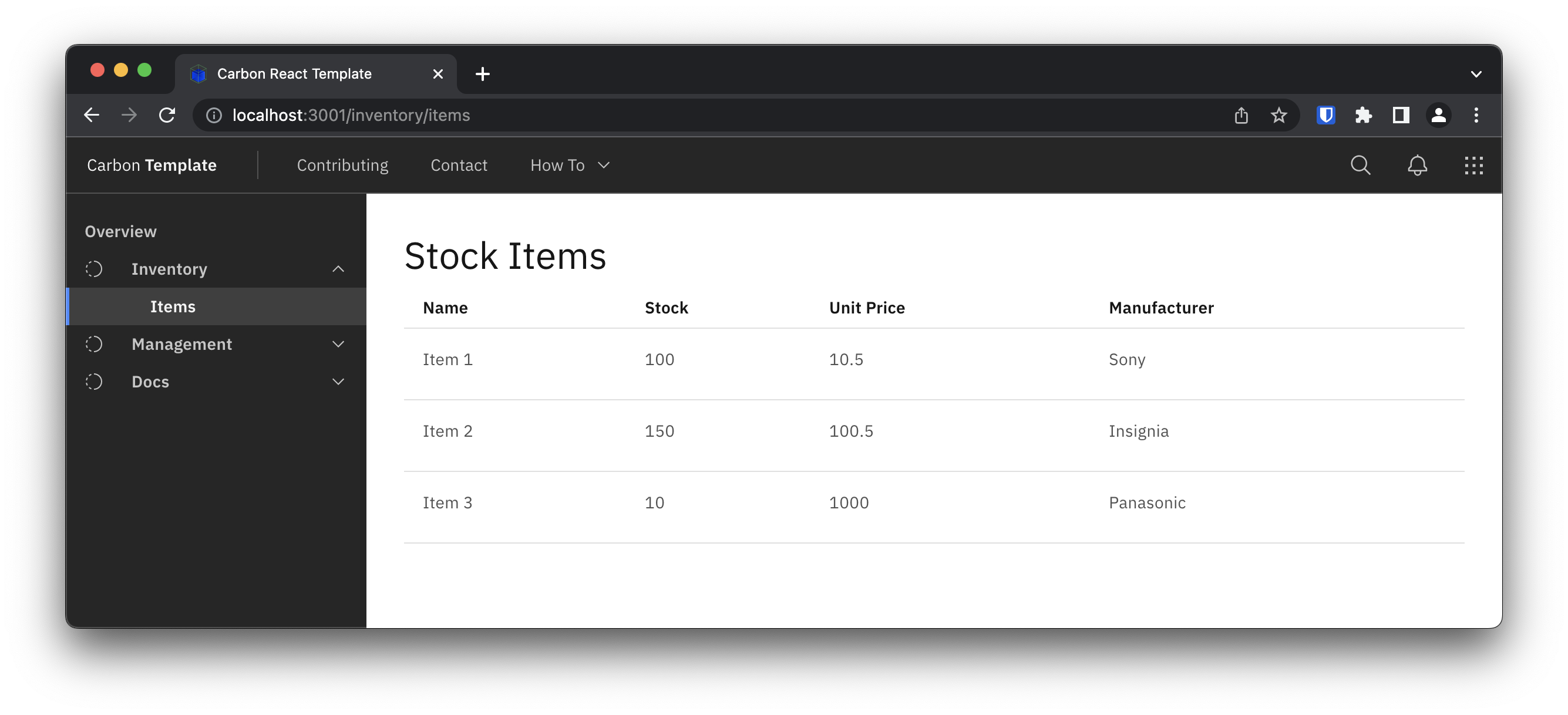 GraphQL data view